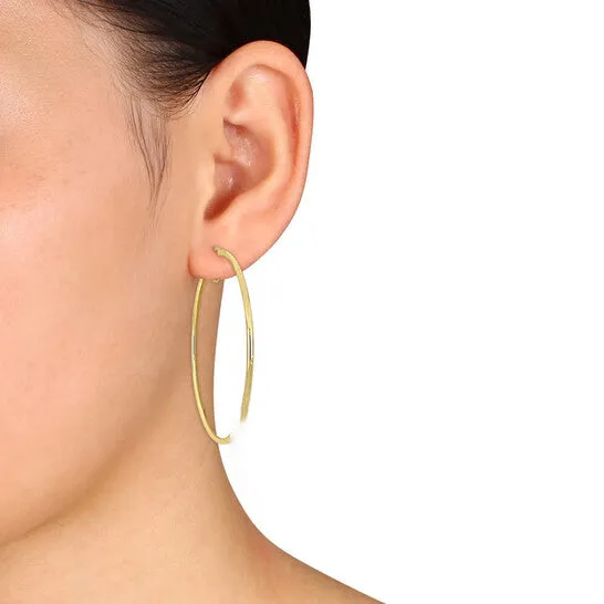 JMS always Earrings Original AMOUR 60mm Hoop Earrings In 14K Yellow Gold 25mm Wide JMS always Earrings Original AMOUR 60mm Hoop Earrings In 14K Yellow Gold 25mm Wide