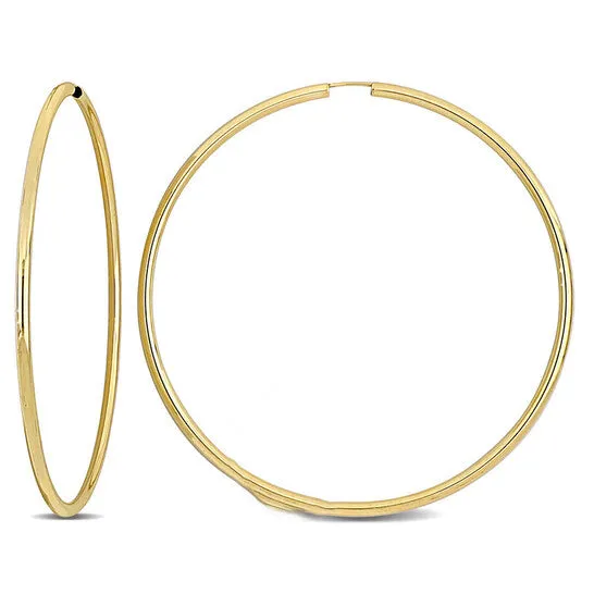 JMS always Earrings Original Amour 70mm Hoop Earrings in 14k Yellow Gold JMS always Earrings Original Amour 70mm Hoop Earrings in 14k Yellow Gold