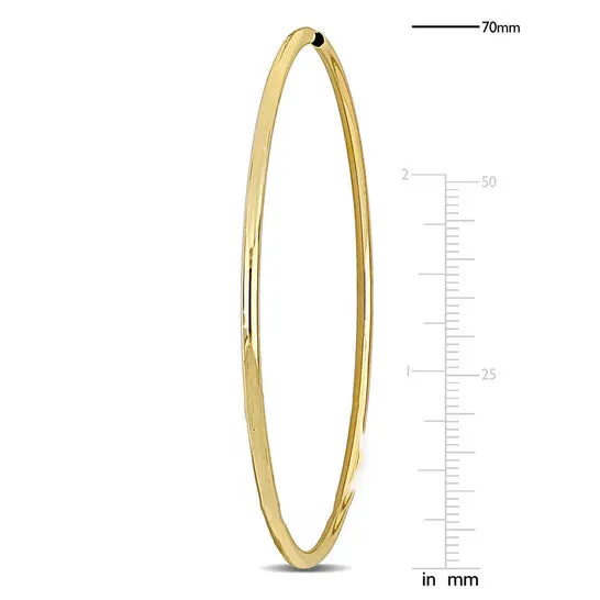 JMS always Earrings Original Amour 70mm Hoop Earrings in 14k Yellow Gold JMS always Earrings Original Amour 70mm Hoop Earrings in 14k Yellow Gold