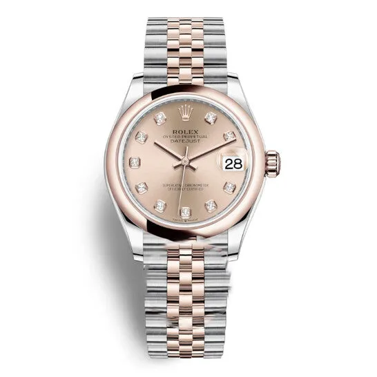 JMS always Earrings Original Rolex Datejust 31 Rose Diamond Dial Automatic Ladies Steel and 18kt Everose Gold Jubilee Watch 278241PDJ JMS always Earrings Original Rolex Datejust 31 Rose Diamond Dial Automatic Ladies Steel and 18kt Everose Gold Jubilee Watch 278241PDJ