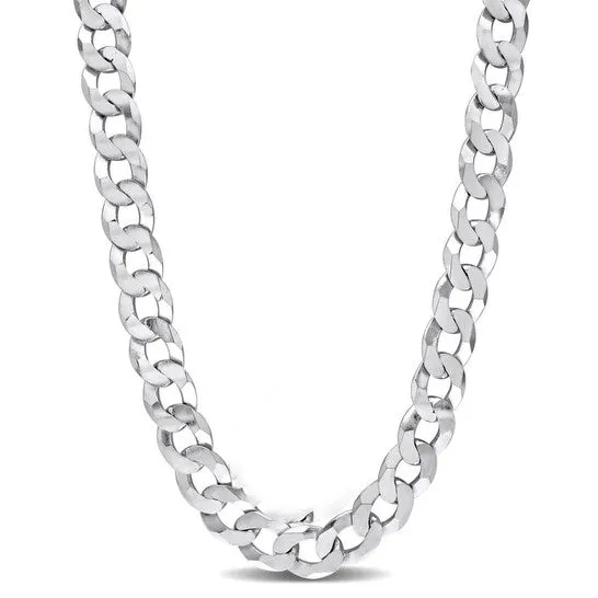 JMS always Necklaces Original AMOUR 125mm Curb Chain Necklace In Sterling Silver 24 In