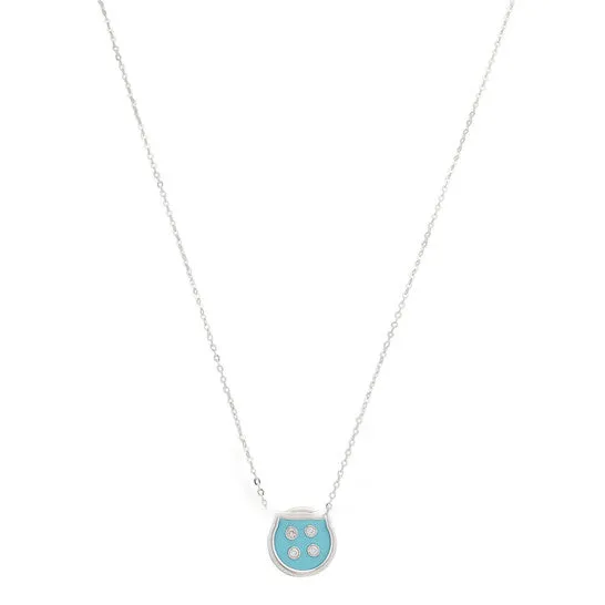 JMS always Necklaces Original Picasso and Co Buttons Collection 18k White Gold Diamond Necklace JMS always Necklaces Original Picasso and Co Buttons Collection 18k White Gold Diamond Necklace