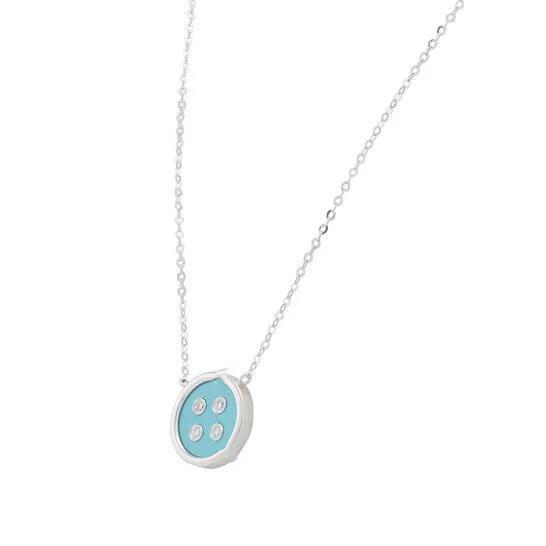 JMS always Necklaces Original Picasso and Co Buttons Collection 18k White Gold Diamond Necklace JMS always Necklaces Original Picasso and Co Buttons Collection 18k White Gold Diamond Necklace