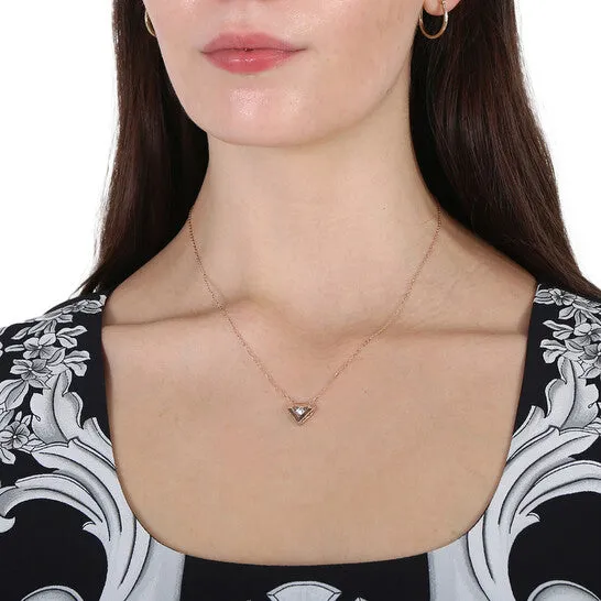 JMS always Necklaces Original Picasso And Co Ladies 18k Rose Gold 0032 Ct Diamond Cut Dancing Pendant JMS always Necklaces Original Picasso And Co Ladies 18k Rose Gold 0032 Ct Diamond Cut Dancing Pendant