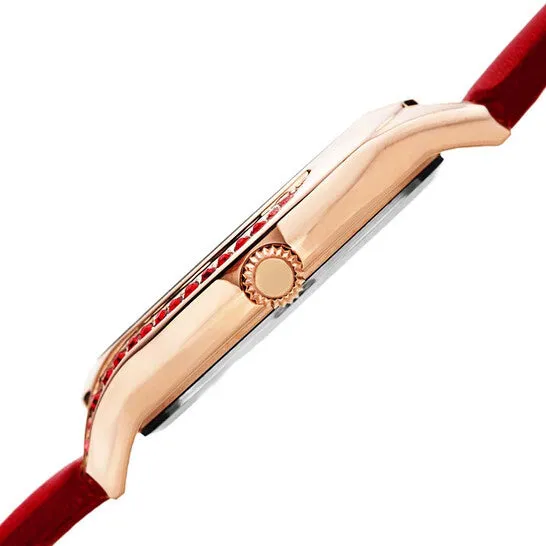 JMS always Original Burgi Crystal White Dial Red Leather Ladies Watch BUR239RD Watches JMS always Original Burgi Crystal White Dial Red Leather Ladies Watch BUR239RD Watches