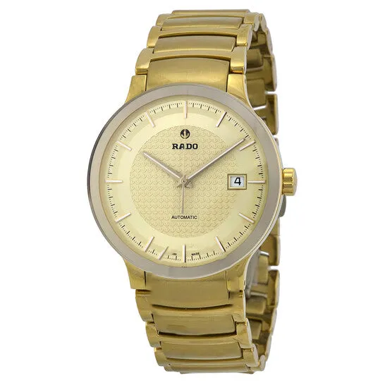 JMS always Original Rado Centrix Automatic Gold Dial Yellow GoldPlated Mens Watch R30279253 PreStyled Sets JMS always Original Rado Centrix Automatic Gold Dial Yellow GoldPlated Mens Watch R30279253 PreStyled Sets