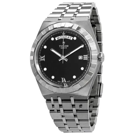 JMS always Original Tudor Royal Automatic Diamond Black Dial 41 mm Watch M286000004 Watches JMS always Original Tudor Royal Automatic Diamond Black Dial 41 mm Watch M286000004 Watches