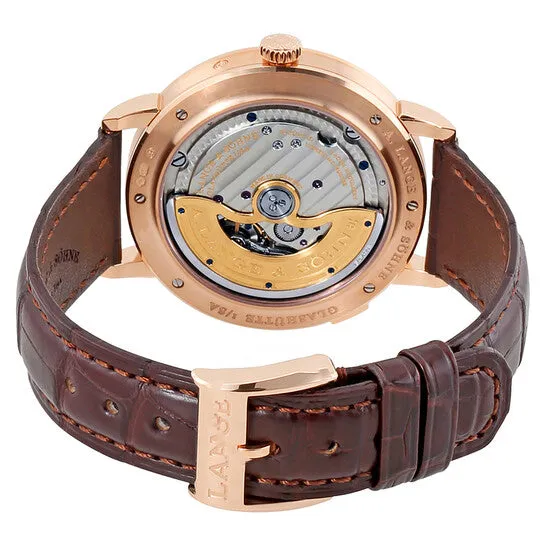 JMS always Rings Original A Lange Sohne Saxonia 18kt Rose Gold Moon Phase Automatic Silver Dial Mens Watch 384032 JMS always Rings Original A Lange Sohne Saxonia 18kt Rose Gold Moon Phase Automatic Silver Dial Mens Watch 384032