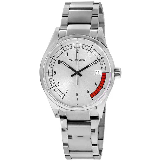 JMS always Rings Original Calvin Klein Completion Quartz Silver Dial Mens KAM2114Y JMS always Rings Original Calvin Klein Completion Quartz Silver Dial Mens KAM2114Y