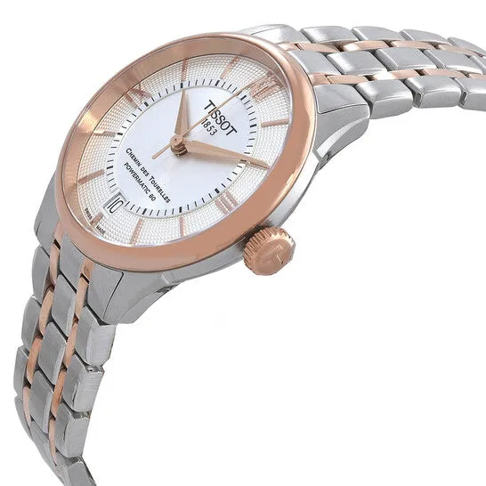 JMS always Rings Original Tissot Chemin Des Tourelles Automatic Silver Dial TwoTone Ladies Watch T1392072203800 JMS always Rings Original Tissot Chemin Des Tourelles Automatic Silver Dial TwoTone Ladies Watch T1392072203800