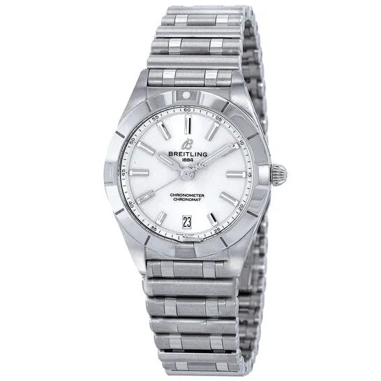 JMS always Watches Original Breitling Quartz Chronomat White Dial Ladies Watch A77310101A2A1 JMS always Watches Original Breitling Quartz Chronomat White Dial Ladies Watch A77310101A2A1