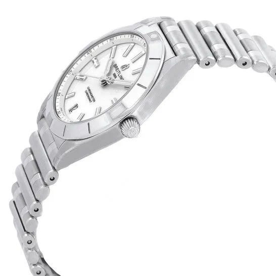 JMS always Watches Original Breitling Quartz Chronomat White Dial Ladies Watch A77310101A2A1 JMS always Watches Original Breitling Quartz Chronomat White Dial Ladies Watch A77310101A2A1