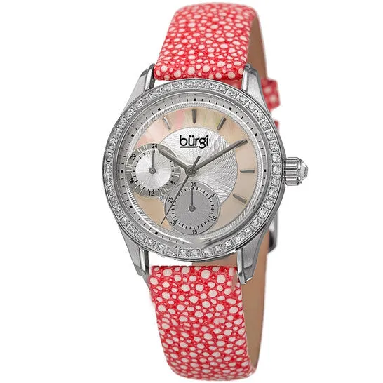 JMS always Watches Original Burgi Quartz Mother of Pearl Dial Ladies Watch BUR160PK JMS always Watches Original Burgi Quartz Mother of Pearl Dial Ladies Watch BUR160PK