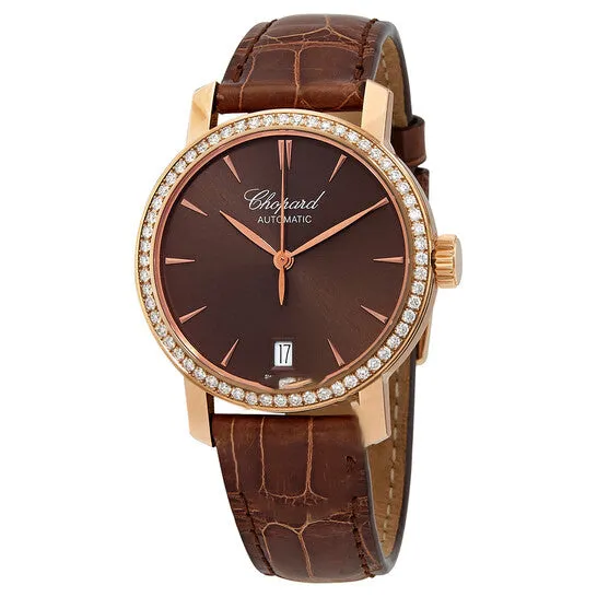 JMS always Watches Original Chopard Classic Automatic Diamond Brown Dial Ladies Watch 1342005003 JMS always Watches Original Chopard Classic Automatic Diamond Brown Dial Ladies Watch 1342005003