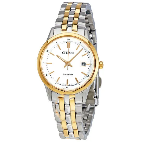 JMS always Watches Original Citizen Sapphire EcoDrive White Dial Ladies Watch EW240457A JMS always Watches Original Citizen Sapphire EcoDrive White Dial Ladies Watch EW240457A