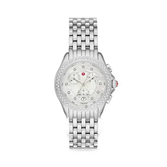 JMS always Watches Original Michele Belmore Quartz Diamond Silver Dial Ladies Watch MWW29B000023 JMS always Watches Original Michele Belmore Quartz Diamond Silver Dial Ladies Watch MWW29B000023