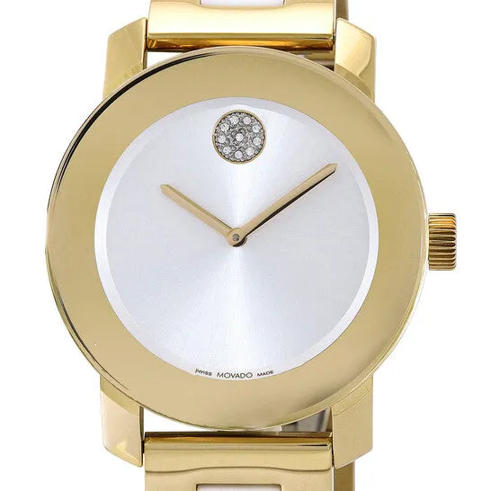 JMS always Watches Original Movado Bold Ceramic Quartz White Dial Ladies Watch 3600892 JMS always Watches Original Movado Bold Ceramic Quartz White Dial Ladies Watch 3600892