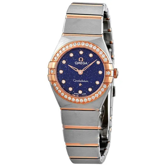 JMS always Watches Original Omega Constellation Quartz Diamond Blue Dial Ladies Watch 13125256053002 JMS always Watches Original Omega Constellation Quartz Diamond Blue Dial Ladies Watch 13125256053002