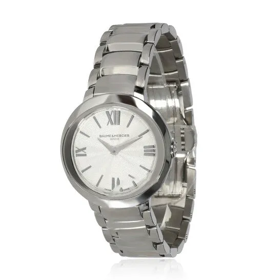 JMS always Watches Original Preowned Baume et Mercier Promesse Quartz Silver Dial Ladies Watch MOA10157 JMS always Watches Original Preowned Baume et Mercier Promesse Quartz Silver Dial Ladies Watch MOA10157