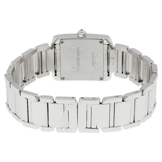JMS always Watches Original Preowned Cartier Tank Francaise Silver Grained Dial Ladies Watch WE1002S3 JMS always Watches Original Preowned Cartier Tank Francaise Silver Grained Dial Ladies Watch WE1002S3