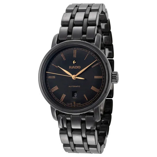 JMS always Watches Original Rado DiaMaster Automatic Black Dial Ceramic Ladies Watch R14043162 JMS always Watches Original Rado DiaMaster Automatic Black Dial Ceramic Ladies Watch R14043162