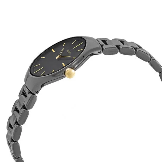 JMS always Watches Original Rado True Quartz Black Dial Ladies Watch R27742172 JMS always Watches Original Rado True Quartz Black Dial Ladies Watch R27742172