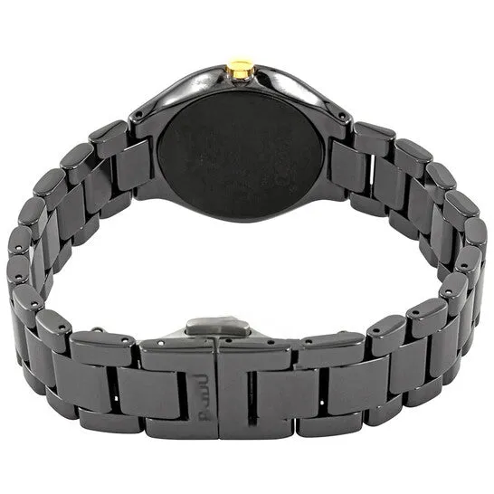 JMS always Watches Original Rado True Quartz Black Dial Ladies Watch R27742172 JMS always Watches Original Rado True Quartz Black Dial Ladies Watch R27742172