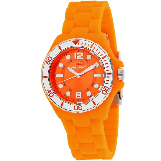 JMS always Watches Original Seapro Spring Quartz Orange Dial Ladies Watch SP3218 JMS always Watches Original Seapro Spring Quartz Orange Dial Ladies Watch SP3218