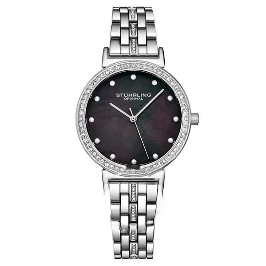 JMS always Watches Original Stuhrling Original Symphony Quartz Black Dial Ladies Watch M16876 JMS always Watches Original Stuhrling Original Symphony Quartz Black Dial Ladies Watch M16876