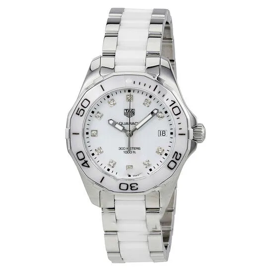 JMS always Watches Original Tag Heuer Aquaracer White Dial Ladies Watch WAY131DBA0914 JMS always Watches Original Tag Heuer Aquaracer White Dial Ladies Watch WAY131DBA0914