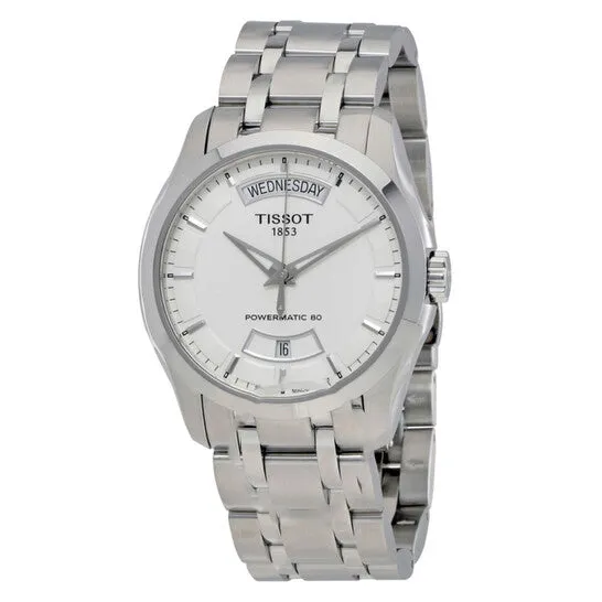JMS always Watches Original Tissot Couturier Automatic Silver Dial Watch T0354071103101