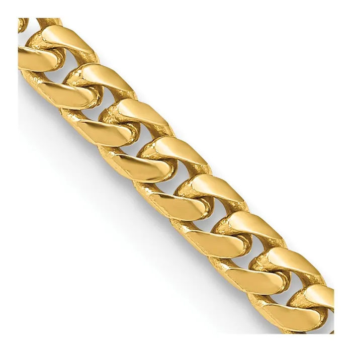 MDS Necklaces 14K 20 inch 43mm Solid Miami Cuban Link with Lobster Clasp Chain Necklace MDS Necklaces 14K 20 inch 43mm Solid Miami Cuban Link with Lobster Clasp Chain Necklace
