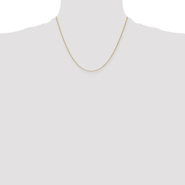 MDS Necklaces 14K Yellow Gold 12mm DC Cable Chain Necklace MDS Necklaces 14K Yellow Gold 12mm DC Cable Chain Necklace