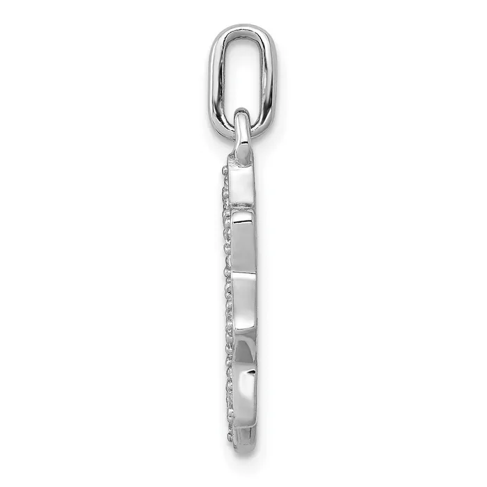 Necklaces 14k White Gold 14ct Real Diamond Star of David Pendant Goldia