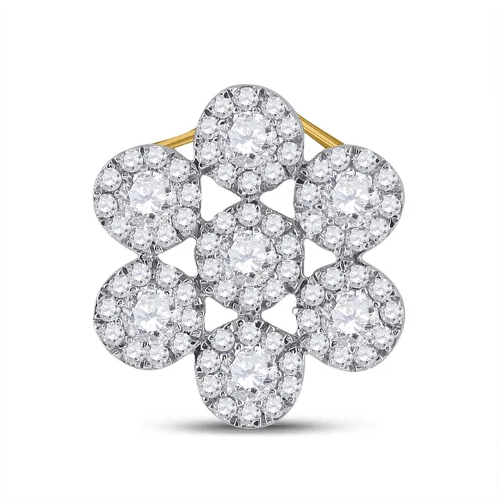 Necklaces gndatlanta 10k Yellow Gold Round Diamond Fashion Pendant 12 Cttw Necklaces gndatlanta 10k Yellow Gold Round Diamond Fashion Pendant 12 Cttw