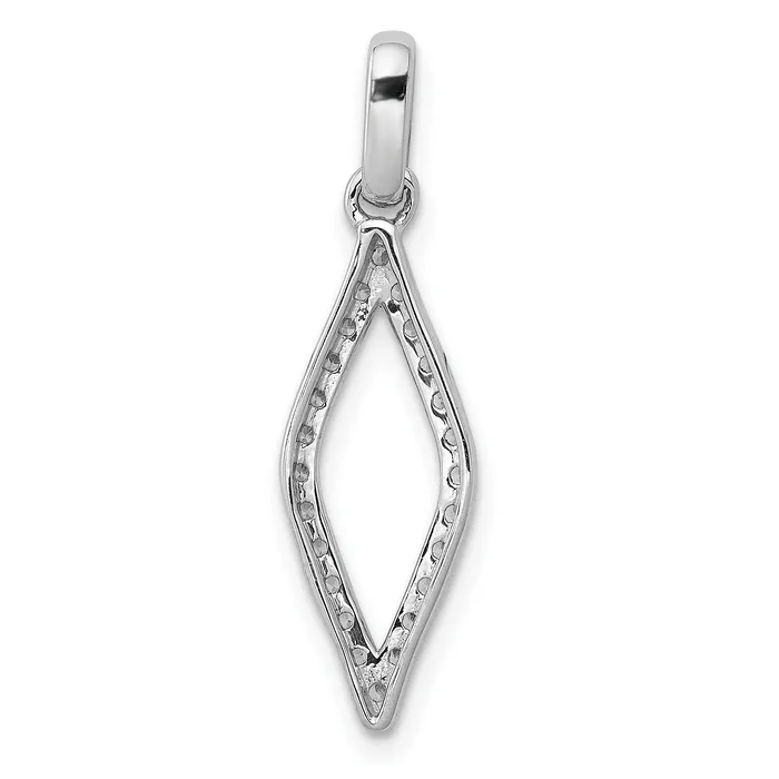 Necklaces Goldia 14k White Gold 14 Ct Lab Grown Diamond VSSI G Fashion Geometric Pendant