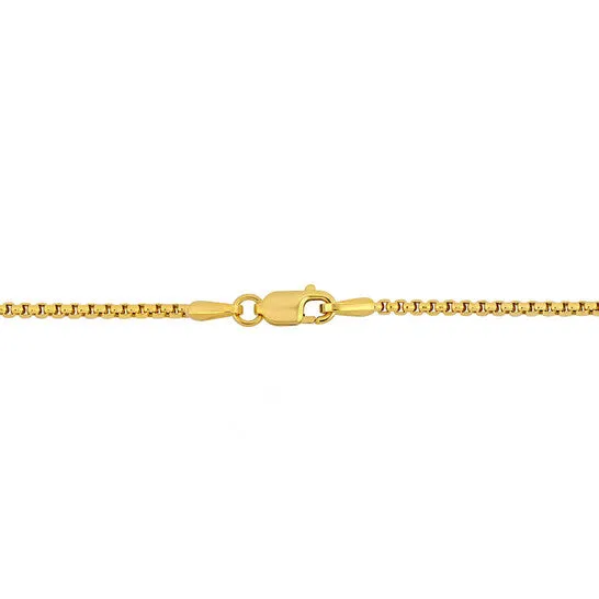 Necklaces JMS always Original Amour 16mm Hollow Round Box Link Chain Necklace in 10k Yellow Gold 24 in Necklaces JMS always Original Amour 16mm Hollow Round Box Link Chain Necklace in 10k Yellow Gold 24 in