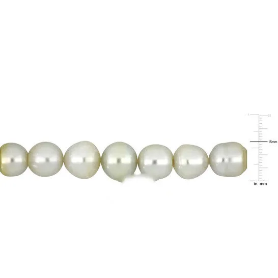 Necklaces JMS always Original AMOUR 18 in 1215mm Offround Golden South Sea Cultured Pearl Necklace In 14K Yellow Gold Necklaces JMS always Original AMOUR 18 in 1215mm Offround Golden South Sea Cultured Pearl Necklace In 14K Yellow Gold