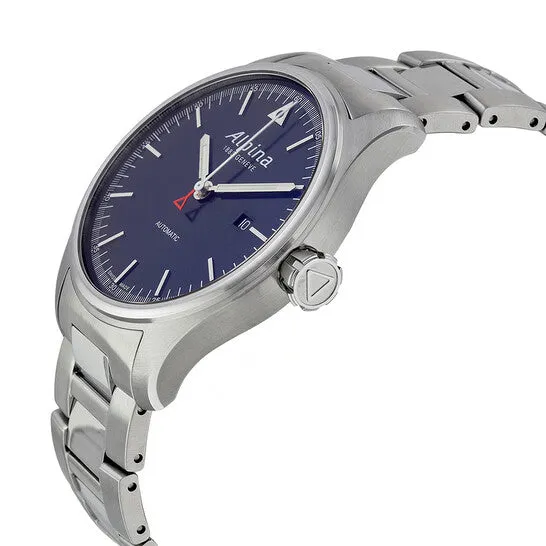 Original Alpina Startimer Pilot Navy Sunray Dial Stainless Steel Mens Watch AL525N4S6B JMS always Bracelets Original Alpina Startimer Pilot Navy Sunray Dial Stainless Steel Mens Watch AL525N4S6B JMS always Bracelets