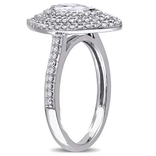 Original Amour 14K White Gold 1 CT TDW Diamond Engagement Ring JMS always Rings Original Amour 14K White Gold 1 CT TDW Diamond Engagement Ring JMS always Rings