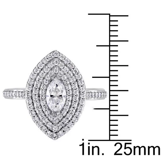 Original Amour 14K White Gold 1 CT TDW Diamond Engagement Ring JMS always Rings Original Amour 14K White Gold 1 CT TDW Diamond Engagement Ring JMS always Rings