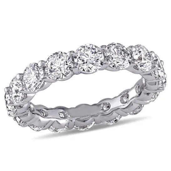 Original Amour 18k White Gold 5 CT TW Diamond Eternity Ring JMS always Rings Original Amour 18k White Gold 5 CT TW Diamond Eternity Ring JMS always Rings