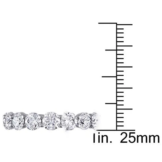 Original Amour 18k White Gold 5 CT TW Diamond Eternity Ring JMS always Rings Original Amour 18k White Gold 5 CT TW Diamond Eternity Ring JMS always Rings
