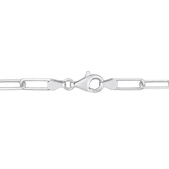 Original AMOUR 5mm Diamond Cut Paperclip Chain Necklace In Sterling Silver 18 In JMS always Necklaces Original AMOUR 5mm Diamond Cut Paperclip Chain Necklace In Sterling Silver 18 In JMS always Necklaces