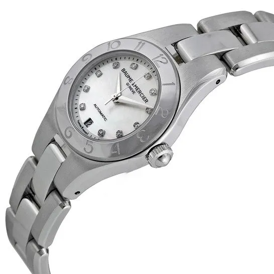 Original Baume and Mercier Automatic Mother of Pearl Diamond Dial 27 mm Ladies Watch 10113 JMS always Watches Original Baume and Mercier Automatic Mother of Pearl Diamond Dial 27 mm Ladies Watch 10113 JMS always Watches