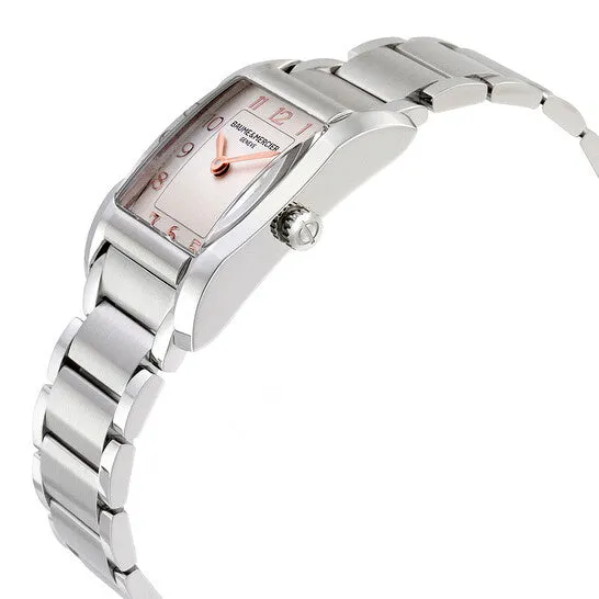 Original Baume and Mercier Hampton Silver Dial Stainless Steel Ladies Watch 10049 JMS always Earrings Original Baume and Mercier Hampton Silver Dial Stainless Steel Ladies Watch 10049 JMS always Earrings
