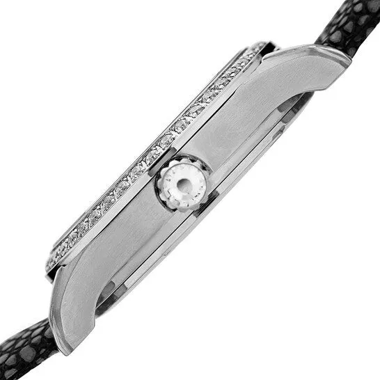 Original Burgi Mother Of Pearl Dial Ladies Black Polka Dot Leather Watch BUR160BK JMS always Watches Original Burgi Mother Of Pearl Dial Ladies Black Polka Dot Leather Watch BUR160BK JMS always Watches