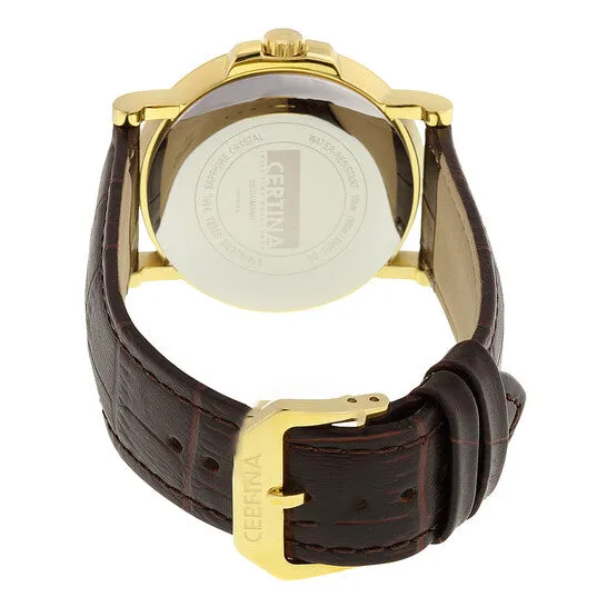 Original Certina DS Caimano Quartz Silver Dial Brown Leather Mens Watch C0174103603700 JMS always Watches Original Certina DS Caimano Quartz Silver Dial Brown Leather Mens Watch C0174103603700 JMS always Watches