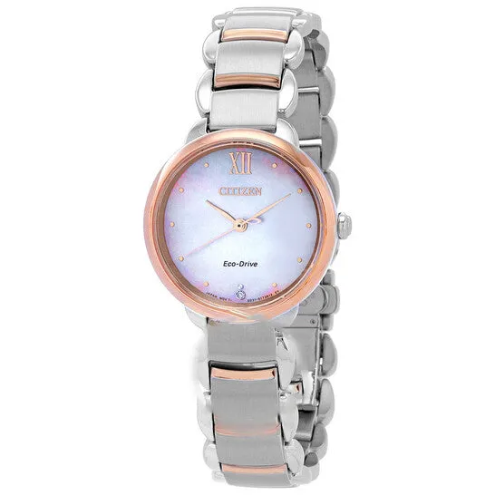 Original Citizen EcoDrive Mother of Pearl Dial Ladies Watch EM092485Y JMS always Watches Original Citizen EcoDrive Mother of Pearl Dial Ladies Watch EM092485Y JMS always Watches