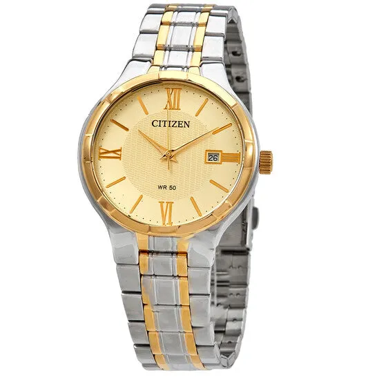 Original Citizen Quartz Champagne Dial Stainless Steel Mens Watch BI502454P JMS always Bracelets Original Citizen Quartz Champagne Dial Stainless Steel Mens Watch BI502454P JMS always Bracelets